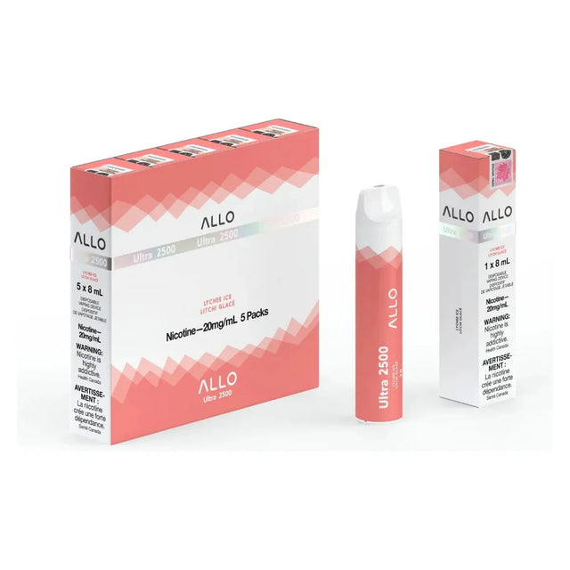 Shop ALLO Ultra 2500 Disposable - Lychee Ice - at Vapeshop Mania