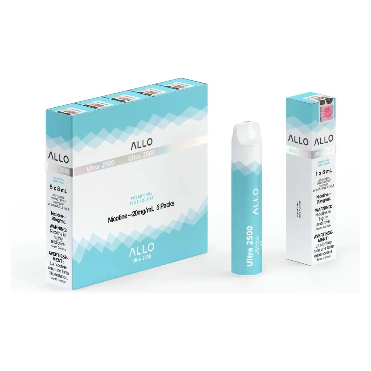 Shop ALLO Ultra 2500 Disposable - Polar Chill - at Vapeshop Mania