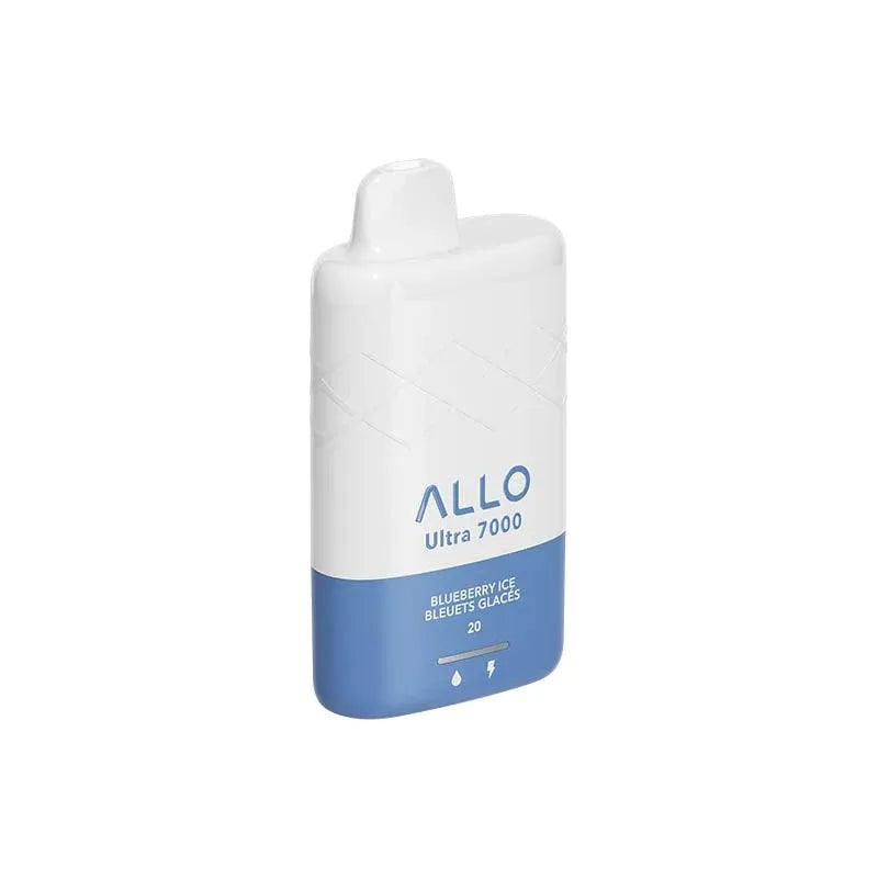 Shop ALLO Ultra 7000 Disposable - Blueberry Ice - at Vapeshop Mania