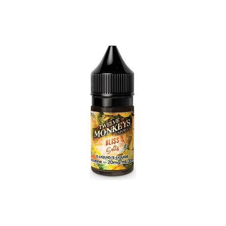 Shop Bliss Nic Salts by Twelve Monkeys E-Juice - at Vapeshop Mania