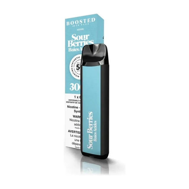 Shop Boosted Bar Plus 3000 Disposable - Sour Berries - at Vapeshop Mania