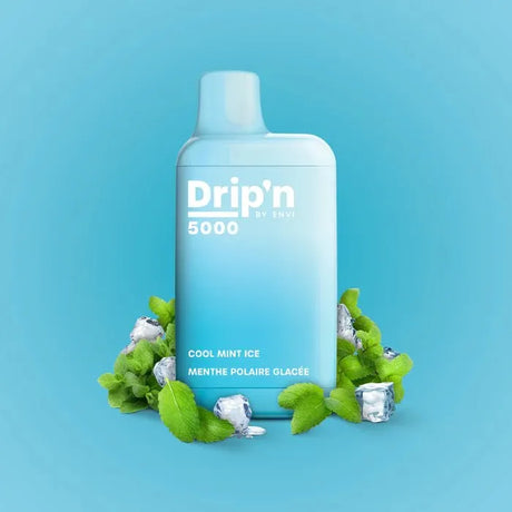 Shop Drip'n by Envi 5000 Disposable - Cool Mint Ice - at Vapeshop Mania