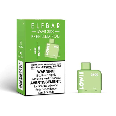 Shop ELFBAR LOWIT 2500 Puffs Prefilled Pod - at Vapeshop Mania