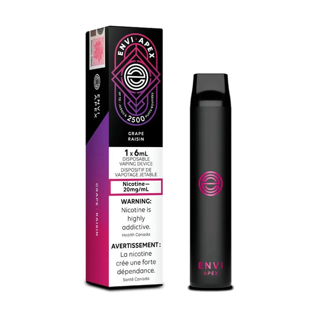 Shop ENVI Apex 2500 Disposable - Envi Apex Grape - at Vapeshop Mania