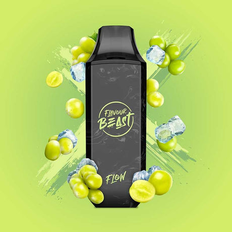Shop Flavour Beast Flow 4000 Disposable - Wild White Grape Iced - at Vapeshop Mania