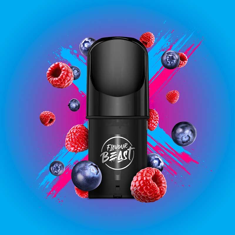 Shop Flavour Beast Pod Pack - Bomb Blue Razz - at Vapeshop Mania