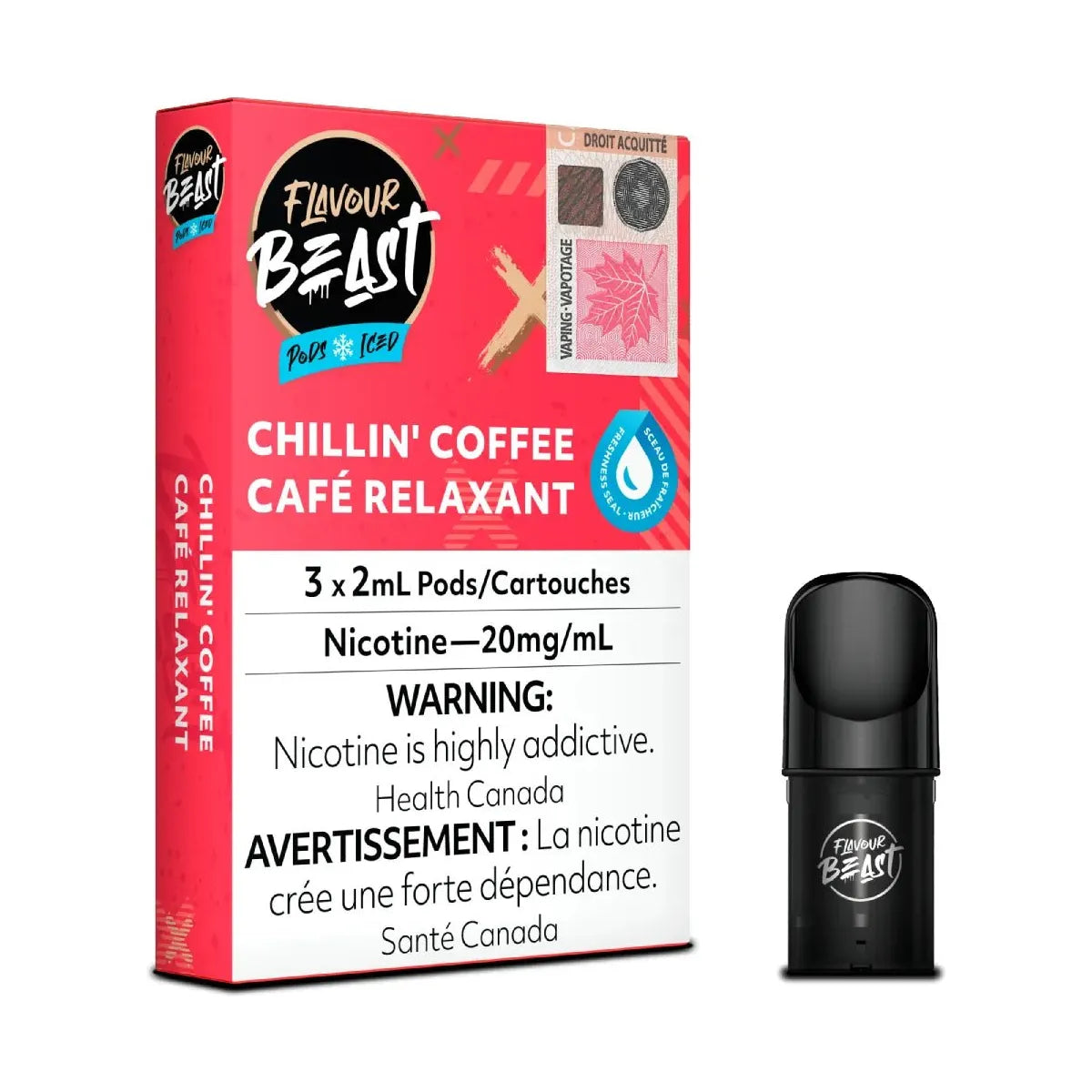 Shop Flavour Beast Pod Pack - Chillin' Coffee Iced - at Vapeshop Mania