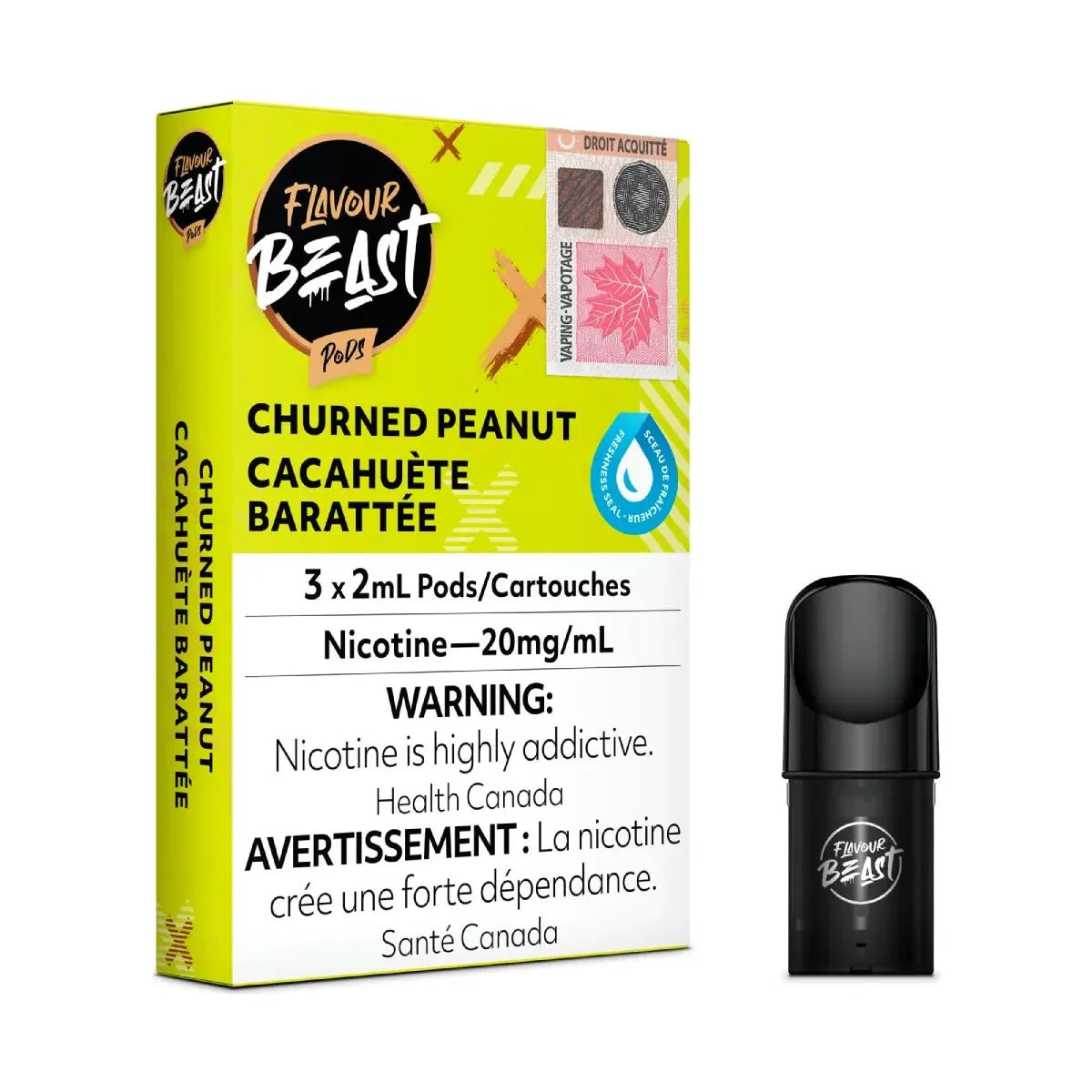 Shop Flavour Beast Pod Pack - Churned Peanut - at Vapeshop Mania