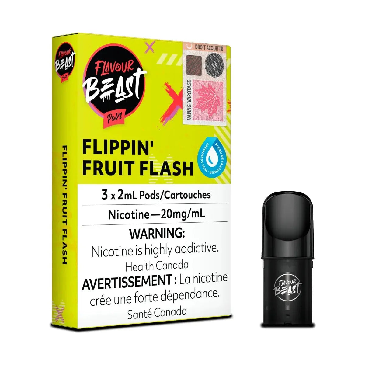 Shop Flavour Beast Pod Pack - Flippin' Fruit Flash (Rainbow Burst) - at Vapeshop Mania