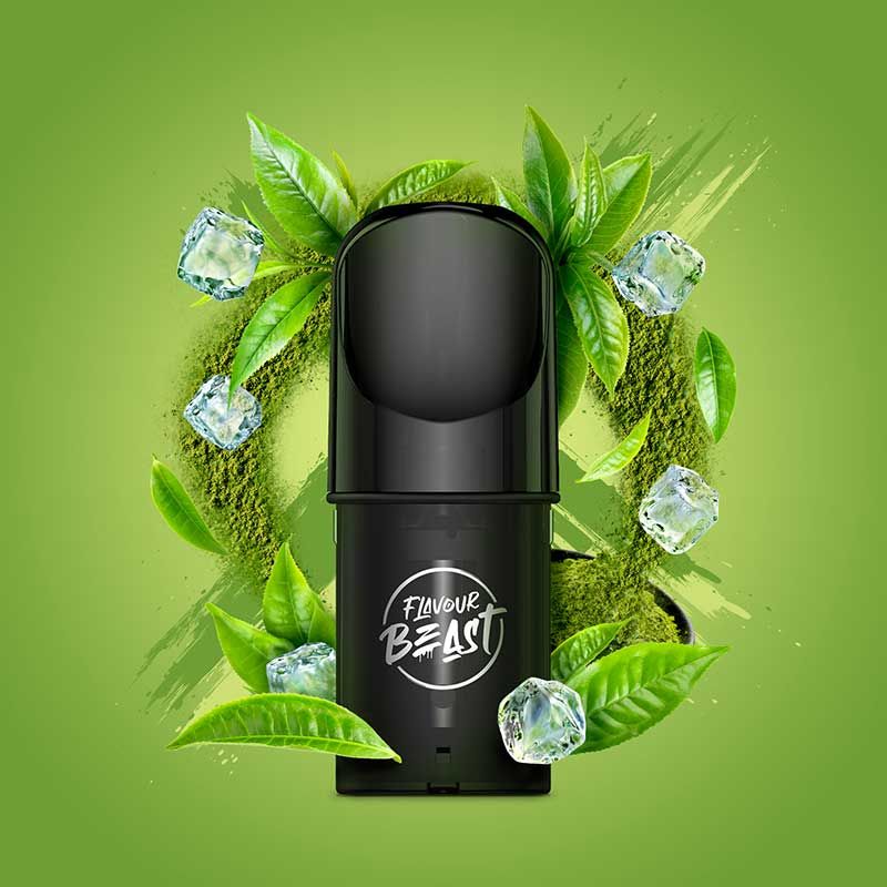 Shop Flavour Beast Pod Pack - Mighty Matcha Iced - at Vapeshop Mania