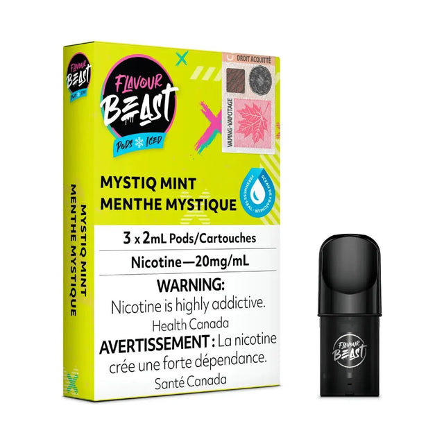 Shop Flavour Beast Pod Pack - Mystiq Mint Iced - at Vapeshop Mania