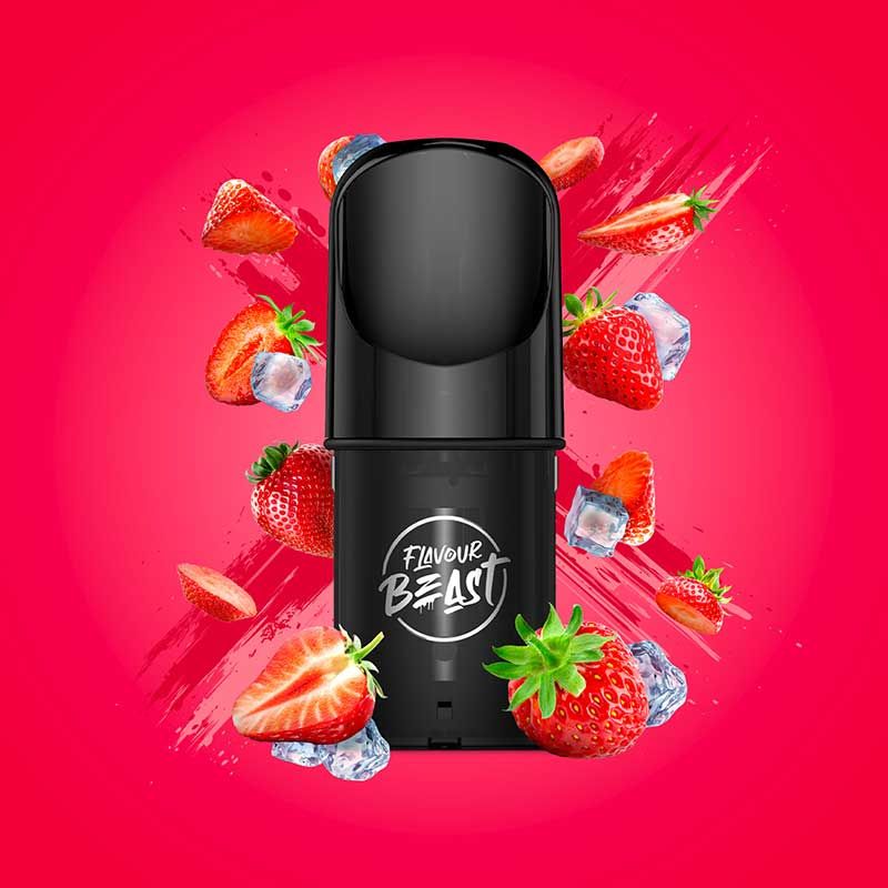 Shop Flavour Beast Pod Pack - Sic Strawberry Iced - at Vapeshop Mania