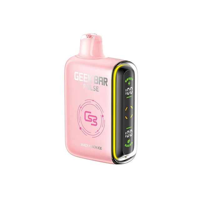 Shop Geek Bar Pulse 9000 Disposable - Juicy Peach Ice - at Vapeshop Mania