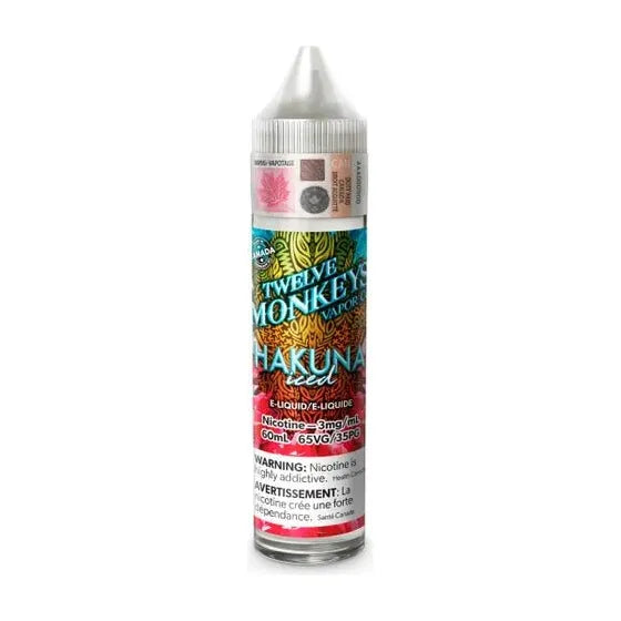 Shop Hakuna Iced by Twelve Monkeys Ice Age E-Liquid - at Vapeshop Mania