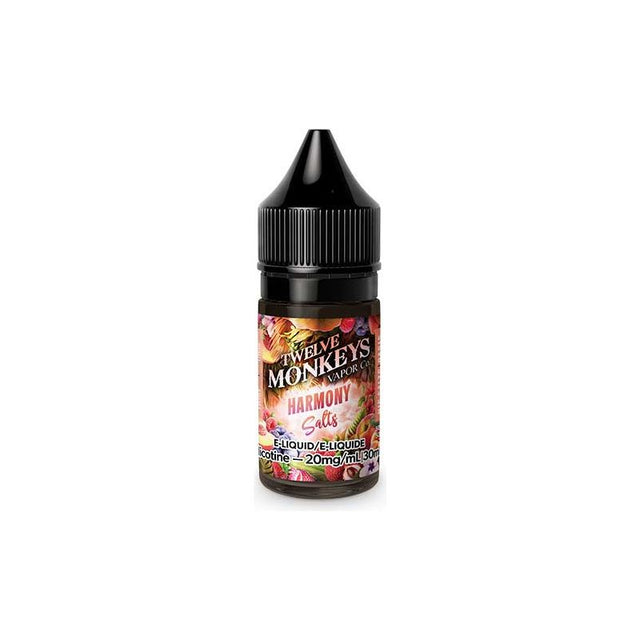 Shop Harmony Nic Salts by Twelve Monkeys E-Juice - at Vapeshop Mania