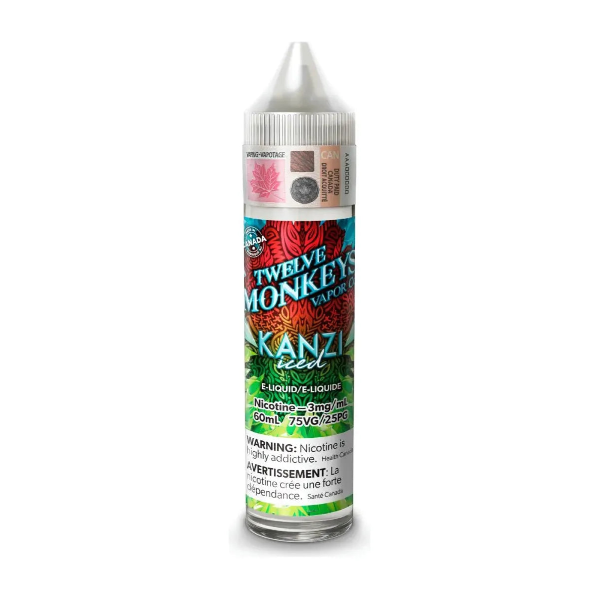 Shop Kanzi Iced by Twelve Monkeys Ice Age E-Liquid - at Vapeshop Mania