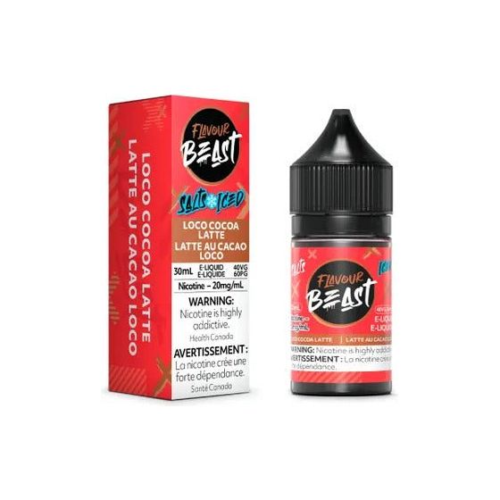 Shop Loco Cocoa Latte Iced Salt by Flavour Beast E-Liquid - at Vapeshop Mania