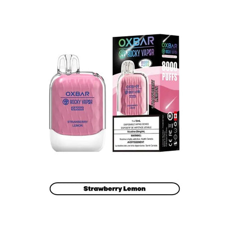 Shop OXBAR G8000 Disposable - Strawberry Lemon - at Vapeshop Mania