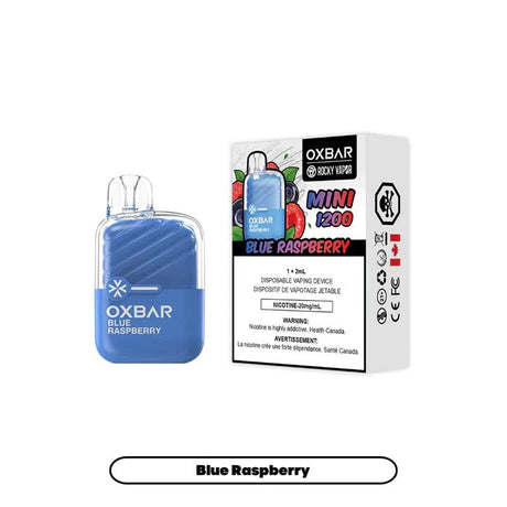 Shop OXBAR Mini 1200 Disposable - Blue Raspberry - at Vapeshop Mania