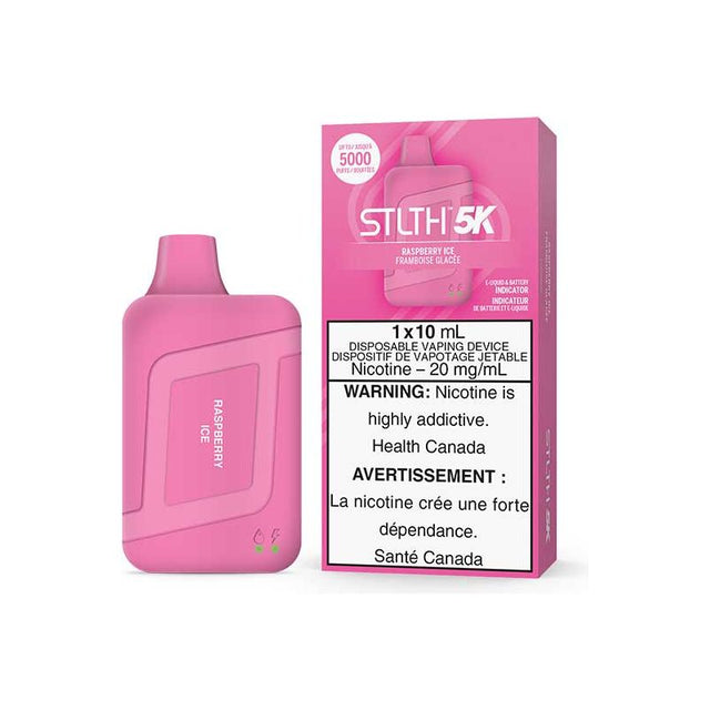 Shop STLTH 5K Disposable - Raspberry Ice - at Vapeshop Mania