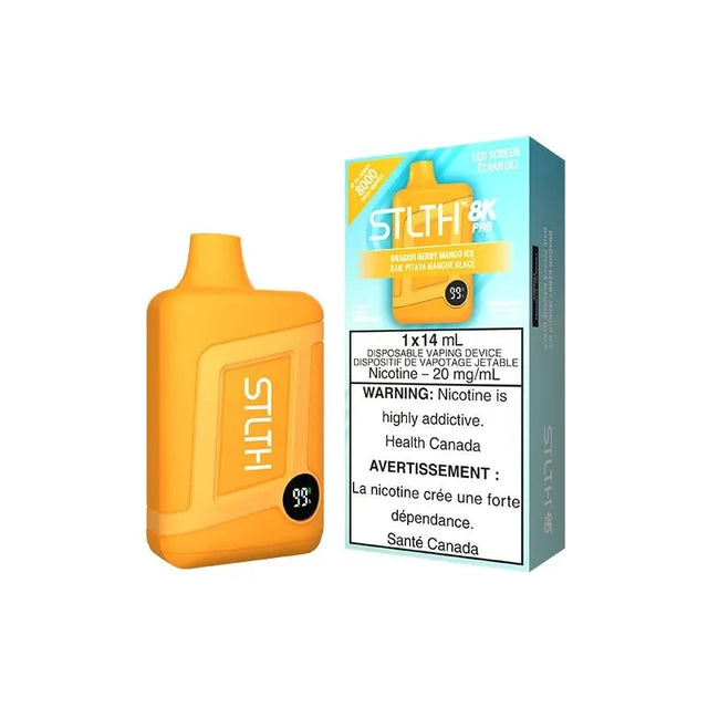 Shop STLTH 8K Pro Disposable - Dragon Berry Mango Ice - at Vapeshop Mania