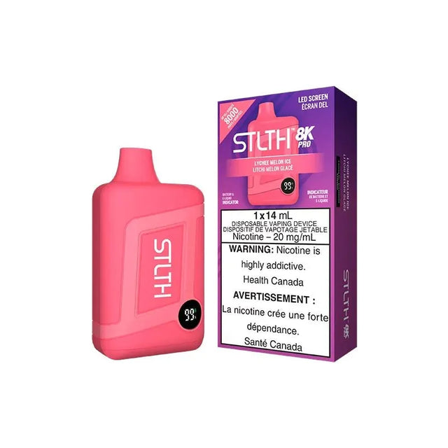 Shop STLTH 8K Pro Disposable - Lychee Melon Ice - at Vapeshop Mania