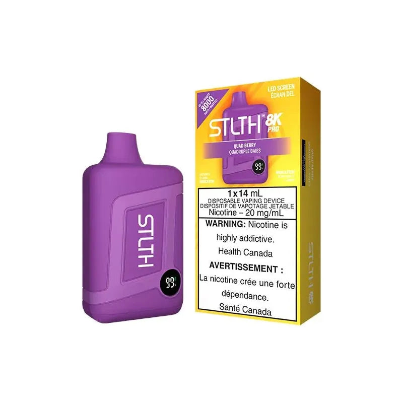 Shop STLTH 8K Pro Disposable - Quad Berry - at Vapeshop Mania