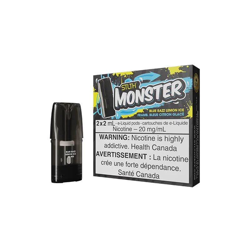 Shop STLTH Monster Pod Pack - Blue Razz Lemon Ice - at Vapeshop Mania