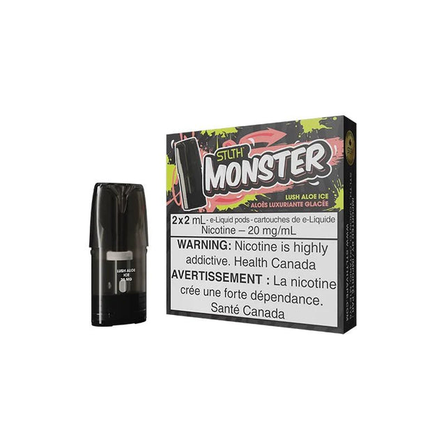 Shop STLTH Monster Pod Pack - Lush Aloe Ice - at Vapeshop Mania