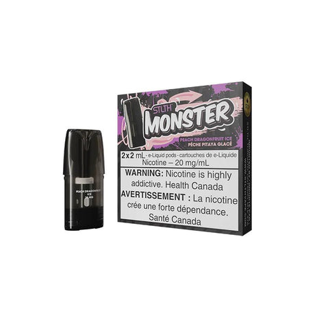 Shop STLTH Monster Pod Pack - Peach Dragonfruit Ice - at Vapeshop Mania