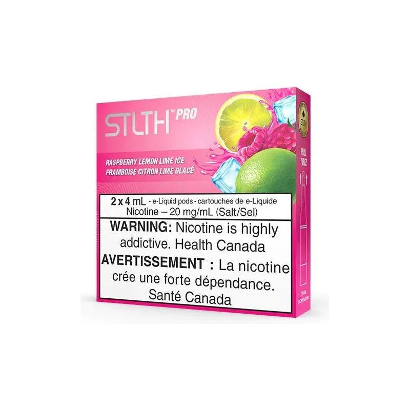 Shop STLTH PRO Pod Pack - Raspberry Lemon Lime Ice - at Vapeshop Mania