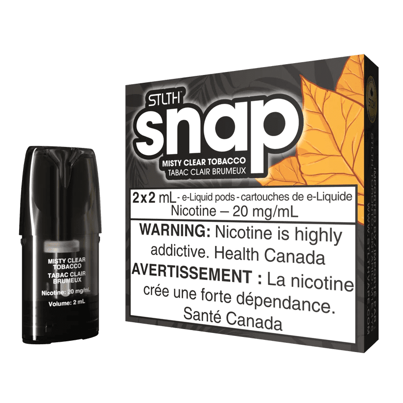 Shop STLTH SNAP Pod Pack - Misty Clear Tobacco - at Vapeshop Mania