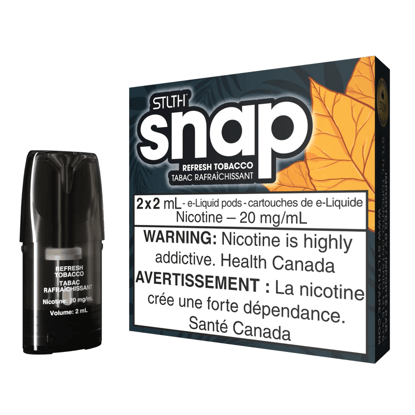 Shop STLTH SNAP Pod Pack - Refresh Tobacco - at Vapeshop Mania
