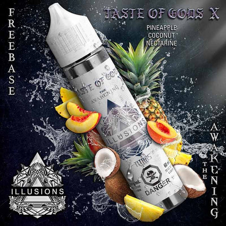 Shop Taste of Gods X by Illusions Vapor E-Juice - at Vapeshop Mania