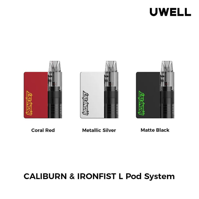 Shop Uwell Caliburn & Ironfist L Pod Kit - at Vapeshop Mania