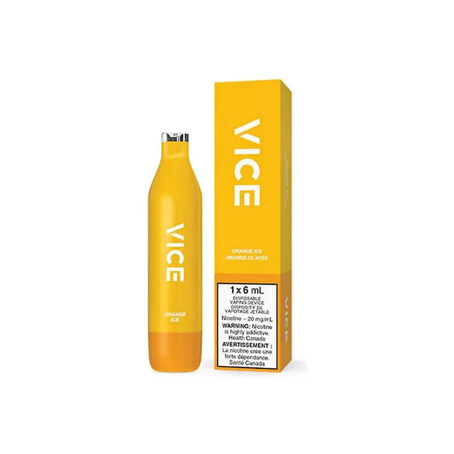 Shop VICE 2500 Disposable - Orange Ice - at Vapeshop Mania