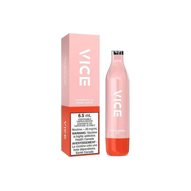 Shop VICE 2500 Disposable - Strawberry Ice - at Vapeshop Mania