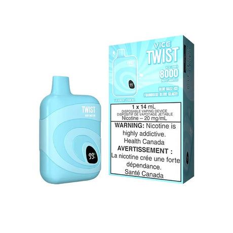 Shop VICE TWIST 8000 Disposable - Blue Razz Ice - at Vapeshop Mania