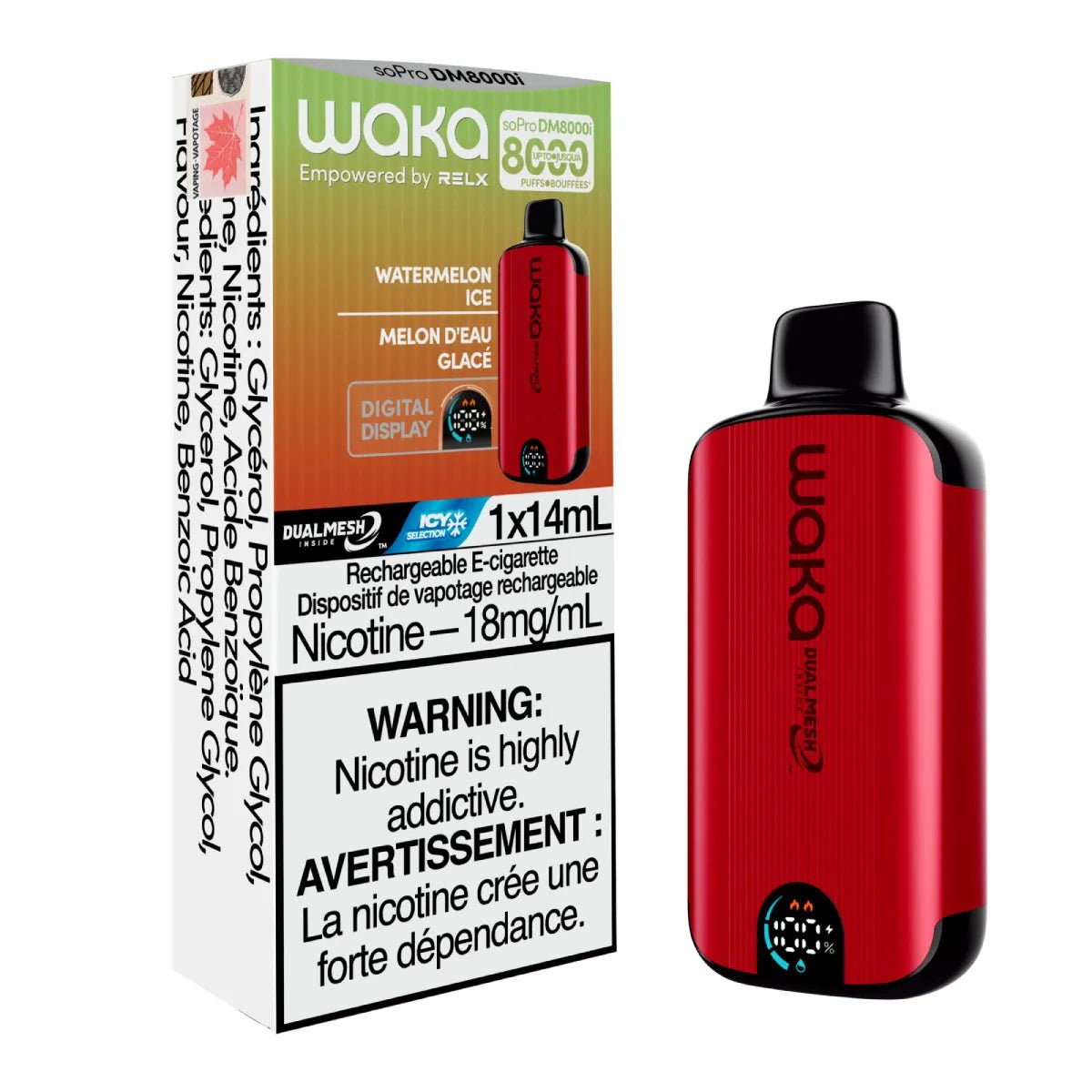 Buy Waka SoPro DM8000i Disposable - Watermelon Ice from Vapeshop Mania