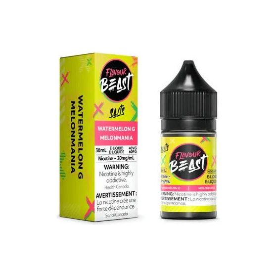 Shop Watermelon G Salt by Flavour Beast E-Liquid - at Vapeshop Mania