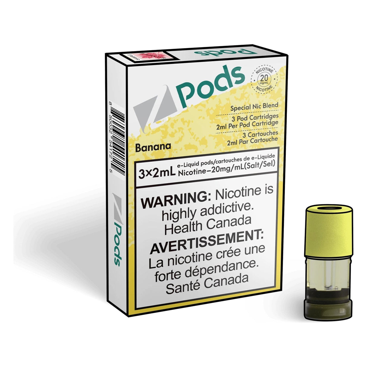 Shop Z pods - Banana - at Vapeshop Mania