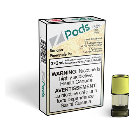 Shop Z pods - Banana Pineapple Ice - at Vapeshop Mania