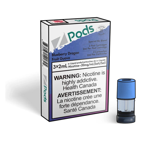 Shop Z pods - Blueberry Dragon Fruit Guava - at Vapeshop Mania