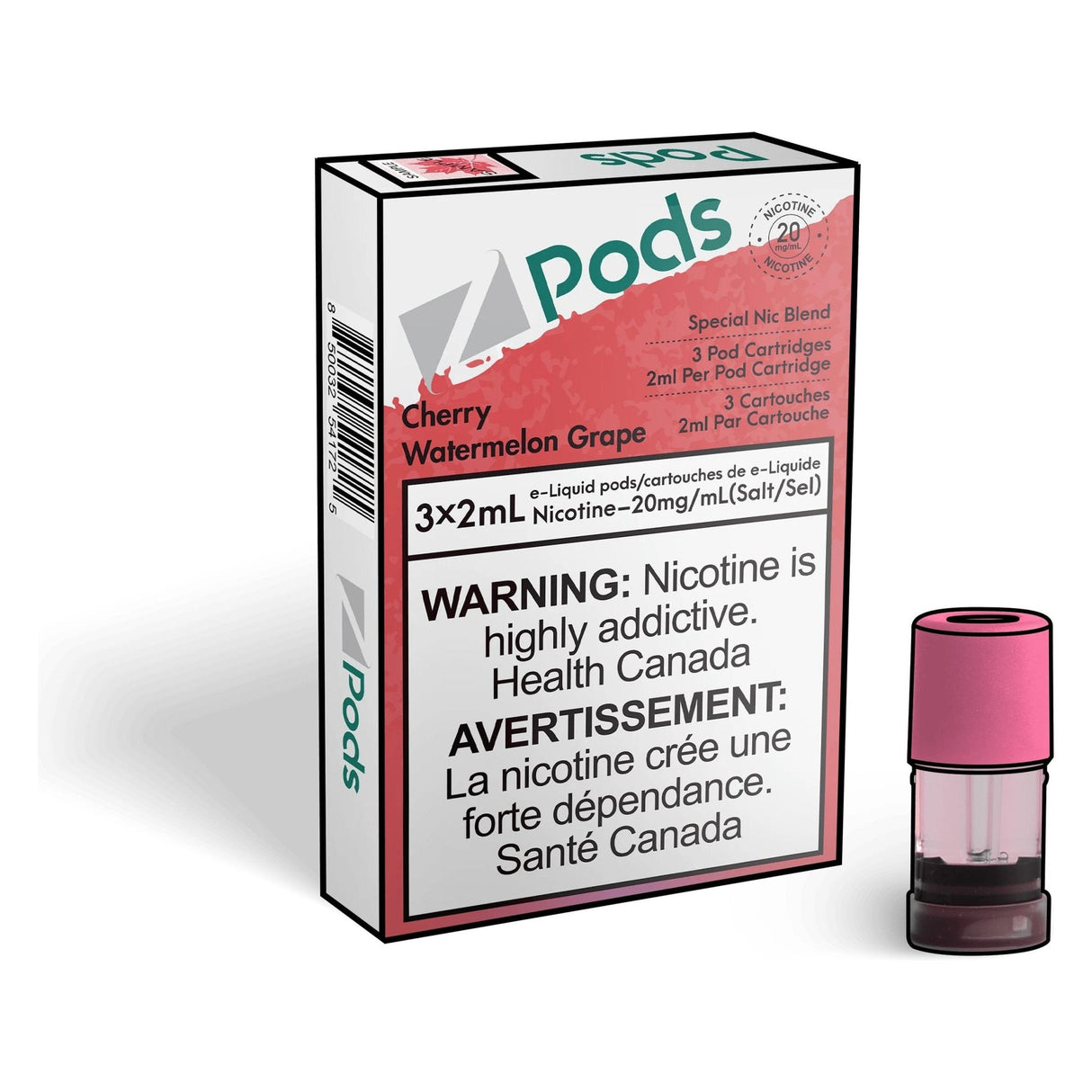 Shop Z pods - Cherry Watermelon Grape - at Vapeshop Mania