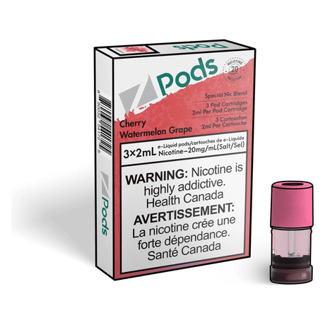 Shop Z pods - Cherry Watermelon Grape - at Vapeshop Mania