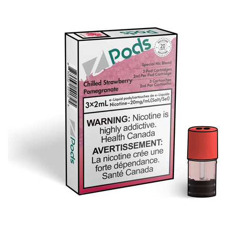 Shop Z pods - Chilled Strawberry Pomegranate - at Vapeshop Mania