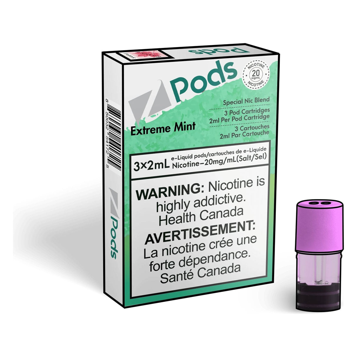 Shop Z pods - Extreme Mint - at Vapeshop Mania