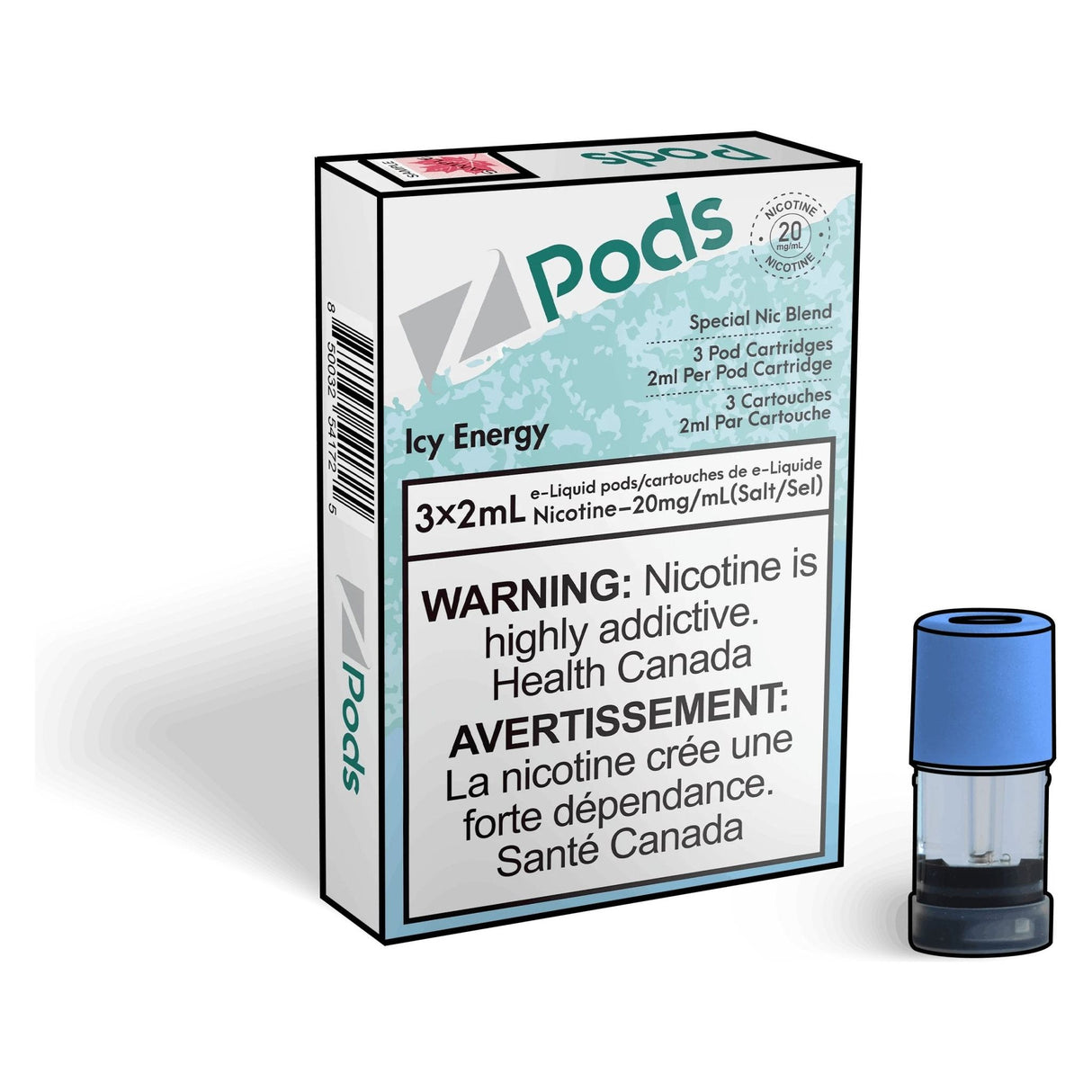 Shop Z pods - Ice Energy - at Vapeshop Mania