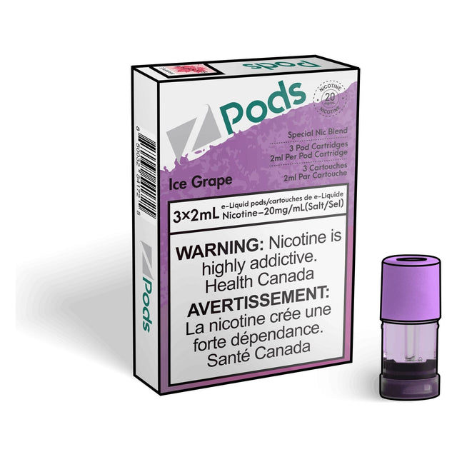 Shop Z pods - Ice Grape - at Vapeshop Mania