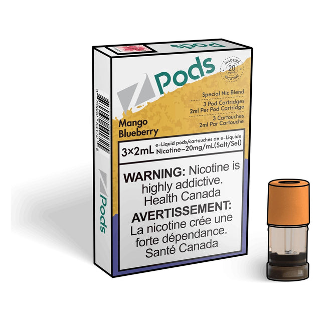 Shop Z pods - Mango Blueberry - at Vapeshop Mania